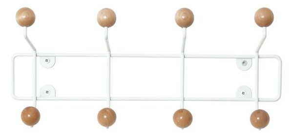 Stenski obešalnik Leitmotiv Saturnus Lesene kroglice