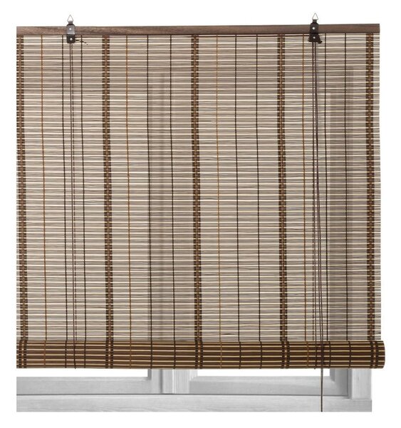 Temno rjava bambusova roleta 90x180 cm Natural Life – Casa Selección