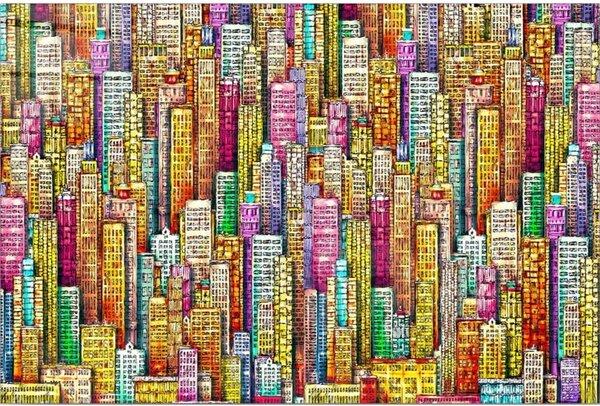 Steklena slika 70x50 cm City – Wallity