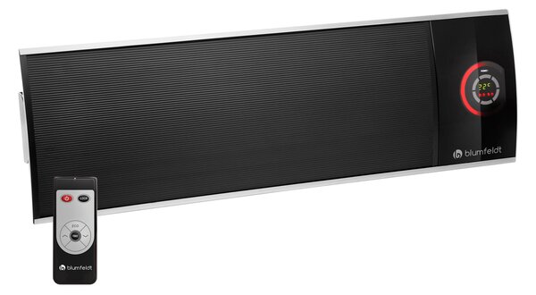 Blumfeldt CosmicBeamUltra infrardeč grelnik, 2200 W, daljinski upravljalnik, črna barva