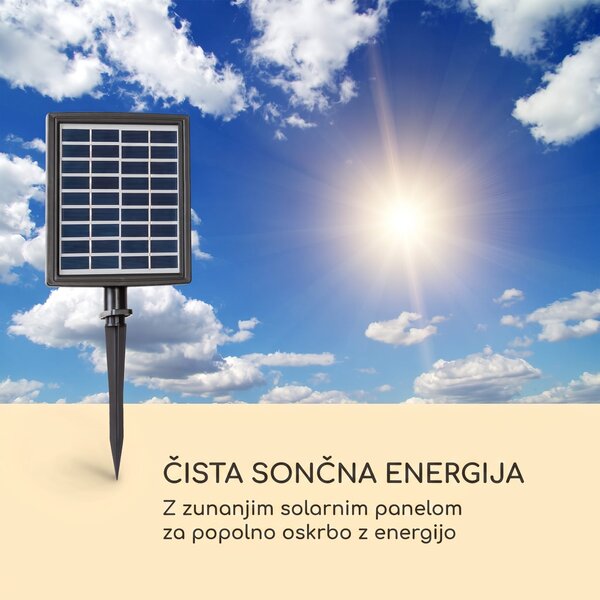 Blumfeldt Mystic Tree solarna fontana s LED osvetlitvijo iz poliresina