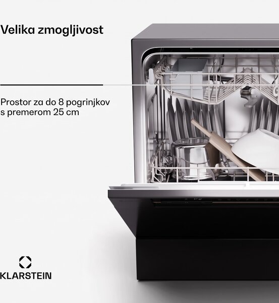 Klarstein Amazonia Eco 8, pomivalni stroj