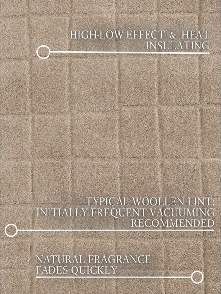 Rjava volnena preproga 120x170 cm Kenso – Villeroy&Boch
