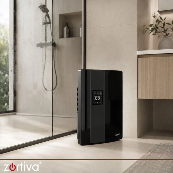 2v1 90W LCD razvlaževalec in čistilec zraka absorber vlage 2L črn