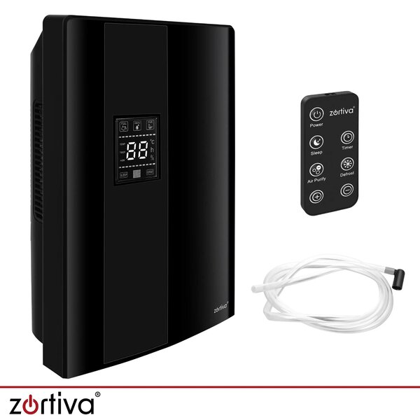 2v1 90W LCD razvlaževalec in čistilec zraka absorber vlage 2L črn