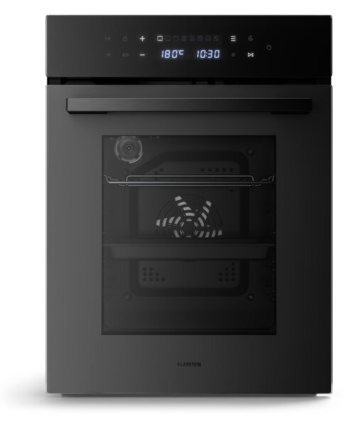Klarstein Velaire vgradna pečica | 49 l | energijski razred A | 2350 W | črna | 45 cm