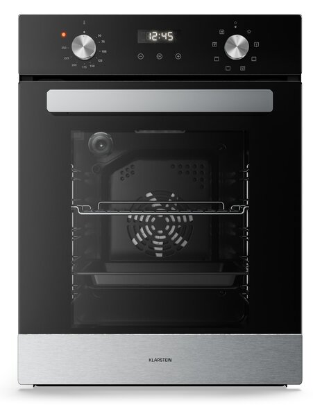 Klarstein Verosteel vgradna pečica | 45 cm | 49 l | Energijski razred A | 2000 W | Črna