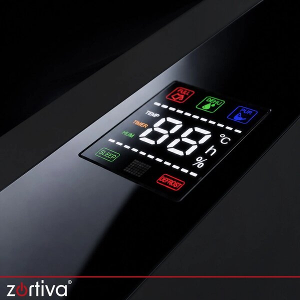 2v1 90W LCD razvlaževalec in čistilec zraka absorber vlage 2L črn