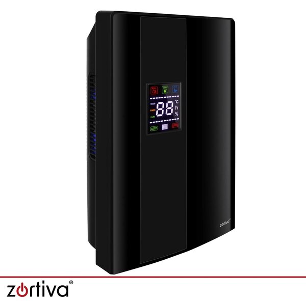 2v1 90W LCD razvlaževalec in čistilec zraka absorber vlage 2L črn