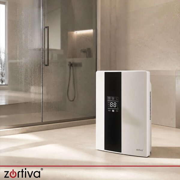 2v1 90W LCD razvlaževalec in čistilec zraka absorber vlage 2L bel