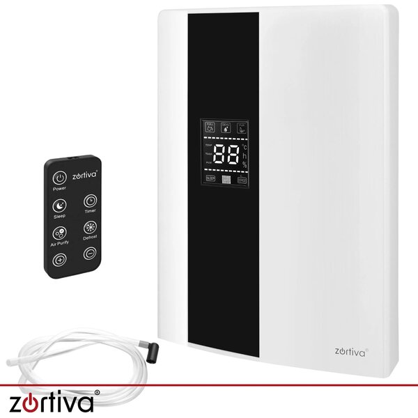 2v1 90W LCD razvlaževalec in čistilec zraka absorber vlage 2L bel