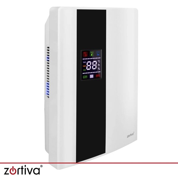 2v1 90W LCD razvlaževalec in čistilec zraka absorber vlage 2L bel