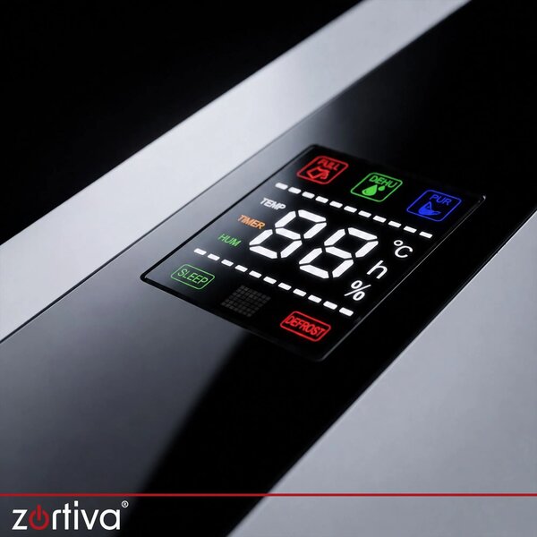 2v1 90W LCD razvlaževalec in čistilec zraka absorber vlage 2L bel