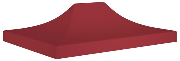 VidaXL Streha za vrtni šotor 4,5x3 m bordo 270 g/m²