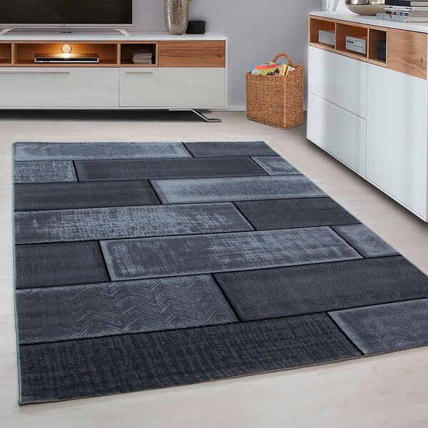 Novel Tkana Preproga Plus Black, Črna, 120x170 Cm