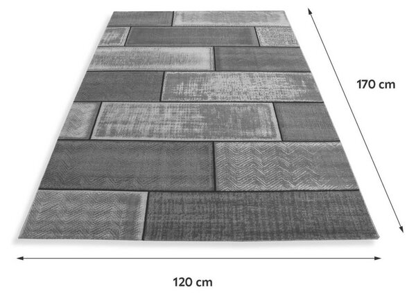 Novel Tkana Preproga Plus Black, Črna, 120x170 Cm