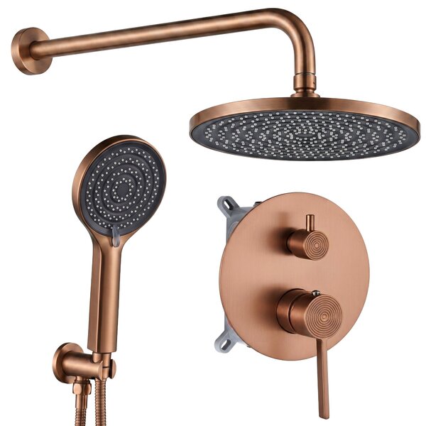 Komplet za tuširanje za vgradnjo Rea Foster Brush Copper + BOX