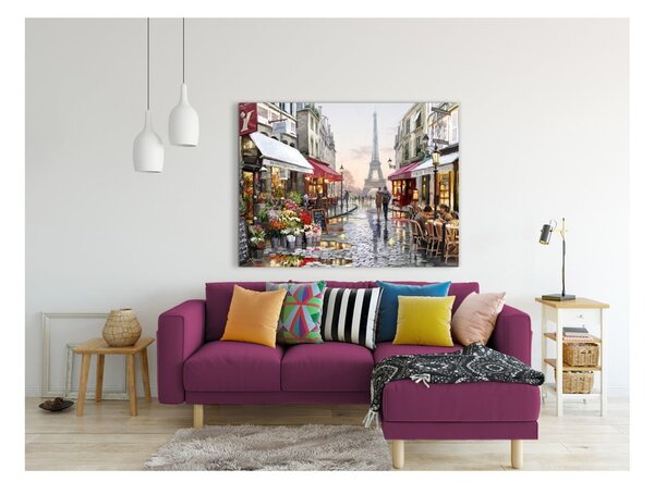 Slika Styler Canvas Watercolor Paris I, 85 x 113 cm