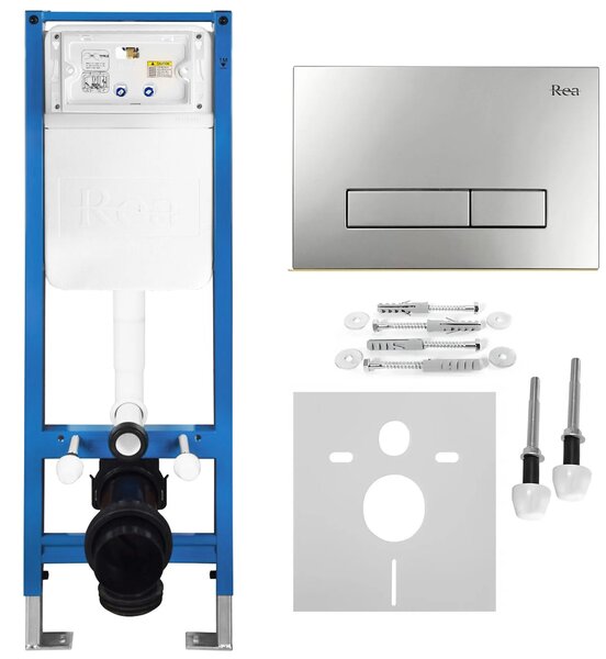 Podometni Set za WC Slim 024N z Gumbom HD Satin