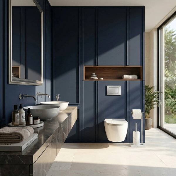 Tlačni gumb za WC predstensko enoto Rea J K011A-Q in Slim 024N Satin