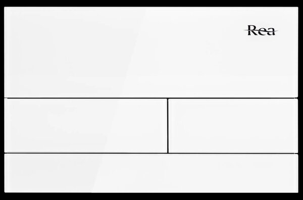 Podometni Set za WC Slim 024N z Gumbom T White Glass