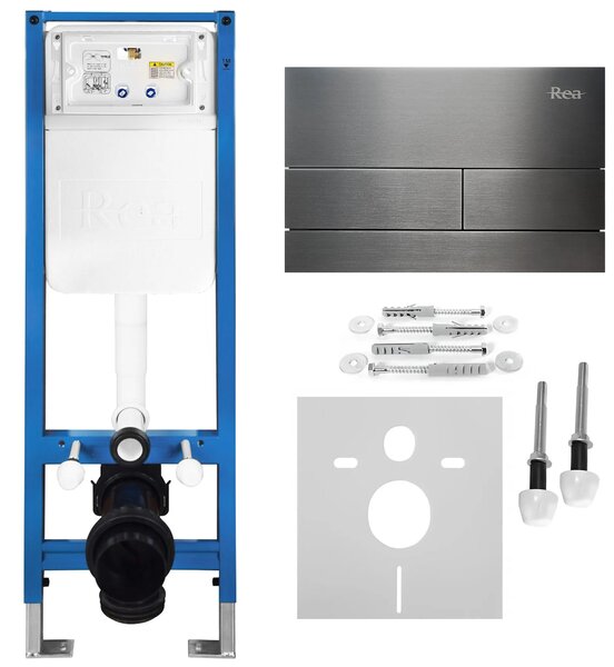 Podometni Set za WC Slim 024N z Gumbom T Titan