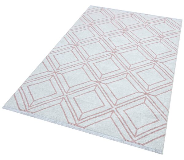 RAVNO TKANA PREPROGA COLORI 160/230 cm tkano krem barve, terakota