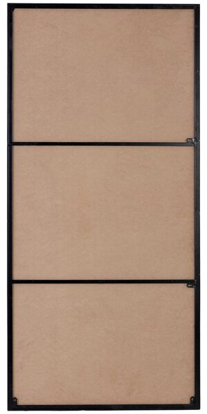 STENSKO OGLEDALO, 90/170/2,5 cm kovina, steklo, leseni material