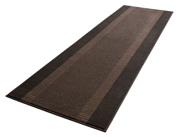 Rjav tekač Hanse Home Basic Glam, 80 x 200 cm