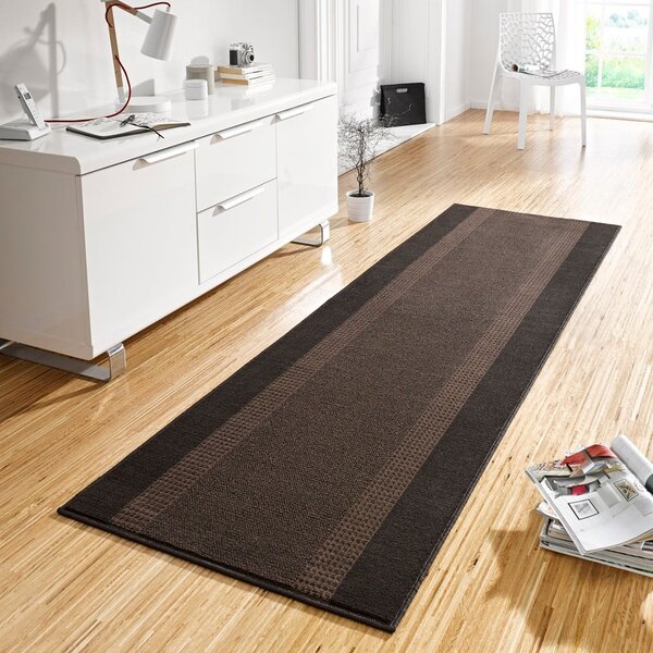 Rjav tekač Hanse Home Basic Glam, 80 x 200 cm