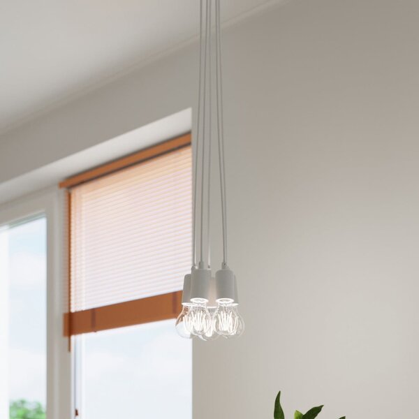 Bela viseča svetilka ø 15 cm Rene – Nice Lamps