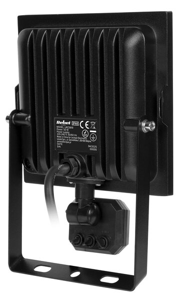 50W zunanji LED reflektor črn 4000K IP44 s senzorjem gibanja - 1463416