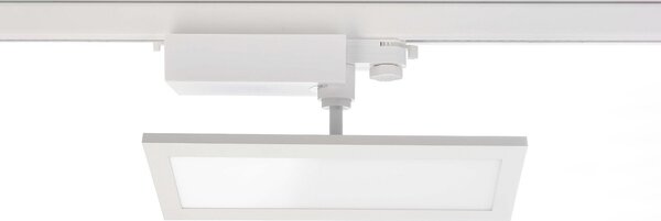 Deko-Light LED-panel TRACK LIGHT, bel, 3-fazni, 4.000 K, vklop/izklop, Bela, Hodnik, Kovina, Sodobni