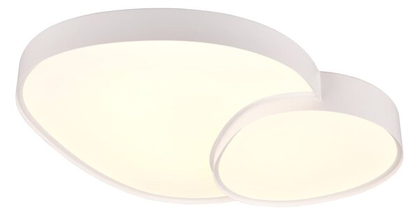 Bela LED stropna svetilka 63.5x77 cm Rise – Trio