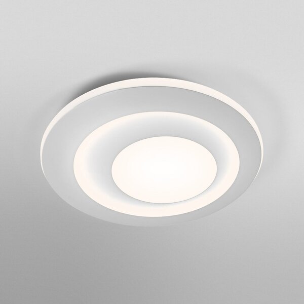 OSRAM LED stropna svetilka ORBIS SPIRAL ROUND Ø 40 cm bela up/down, Bela, Dnevna soba / jedilnica, Kovina, Sodobni