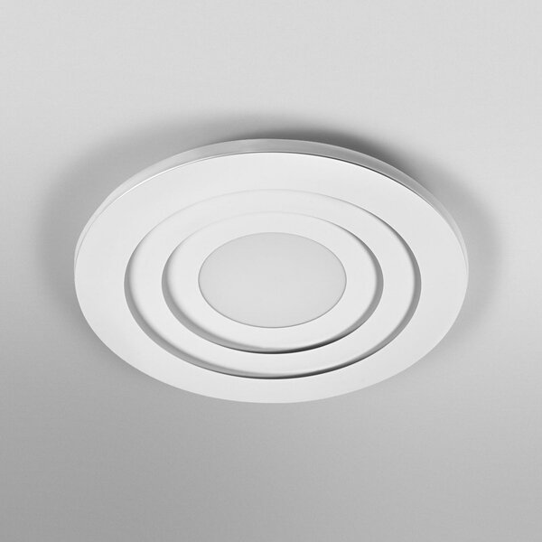 OSRAM LED stropna svetilka ORBIS SPIRAL LOOP 51 cm bela Sidelight, Bela, Dnevna soba / jedilnica, Kovina, Sodobni