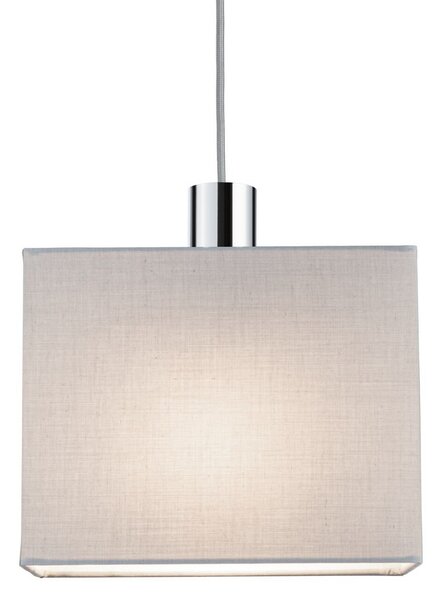 Paulmann URail-senčnik Verona 2Easy, siv, 25 x 13 cm, Siva, Dnevna soba / jedilnica, Tkanine / tekstil, Sodobni