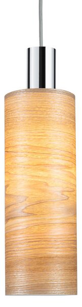 Paulmann URail-senčnik Vitus 2Easy, les, Ø 11 cm, Les, Dnevna soba / jedilnica, Les, Sodobni