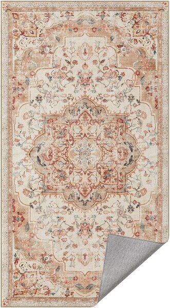 Nedrseča preproga, 80x150cm, tradicionalni vintage stil, bež kapučino | SONGMICS