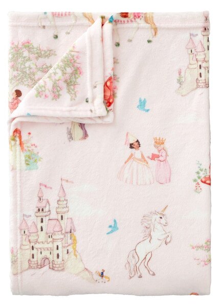 Rožnata otroška odeja iz mikropliša 150x200 cm Fairytale – Belle & Boo