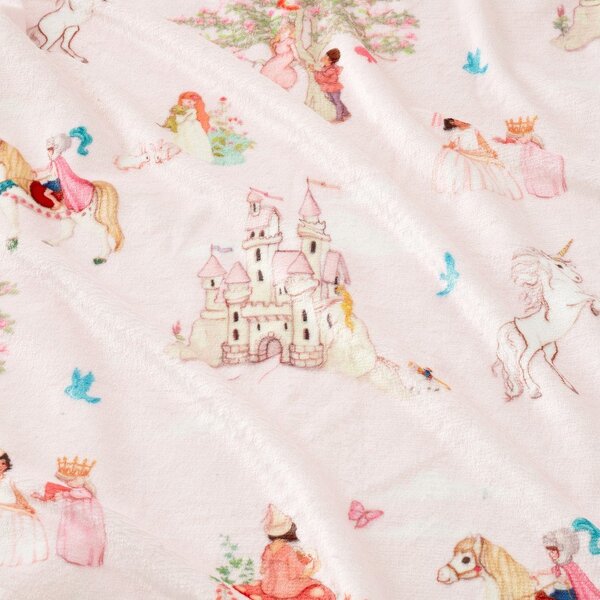 Rožnata otroška odeja iz mikropliša 150x200 cm Fairytale – Belle & Boo
