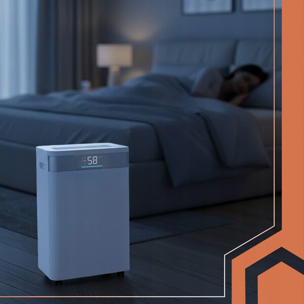 WiFi 330W kondenzacijski razvlaževalec LCD na kolesih 4,3L touch Brisoo