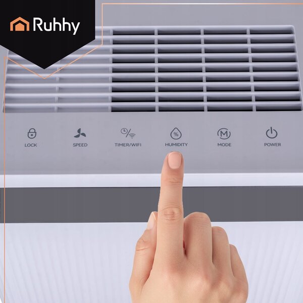 WiFi 330W kondenzacijski razvlaževalec LCD na kolesih 4,3L touch Brisoo