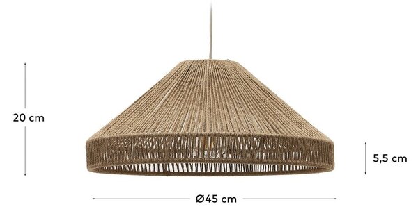 Senčilo v naravni barvi ø 45 cm Pontos – Kave Home