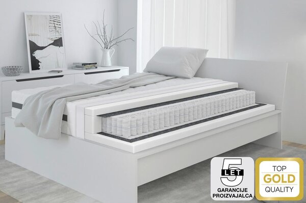Premium Living Ležišče Premium Lux Seven Plus, 90x200 Cm