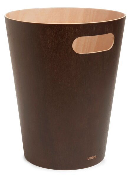 Rjav koš za smeti za pisarno 7,5 l Woodrow – Umbra