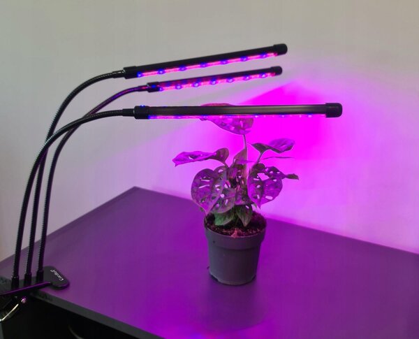 60 LED UV svetilka za rast rastlin 30W - 3 načini delovanja