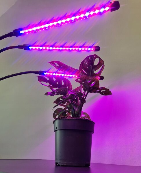 60 LED UV svetilka za rast rastlin 30W - 3 načini delovanja