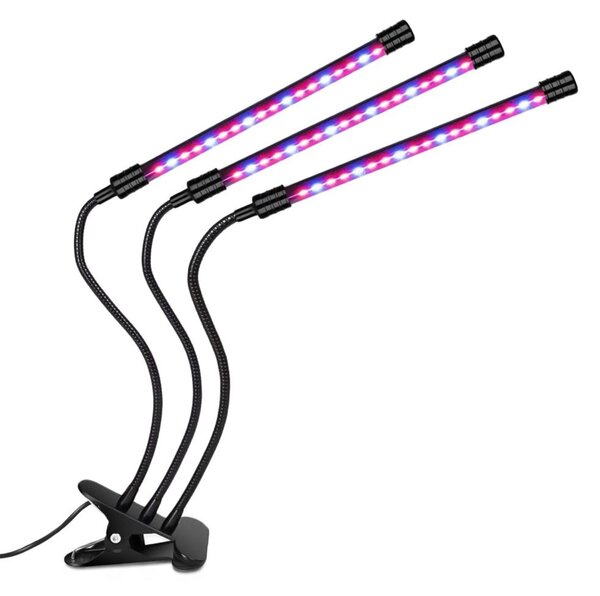 60 LED UV svetilka za rast rastlin 30W - 3 načini delovanja