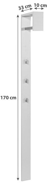 Mömax Garderobni Panel Senex, Siva